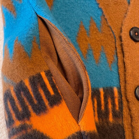 NWT - ALANUI Mens $1,795 Super-Soft Icon Brushed Kimono Cardigan Sweater - MED - Picture 7 of 8